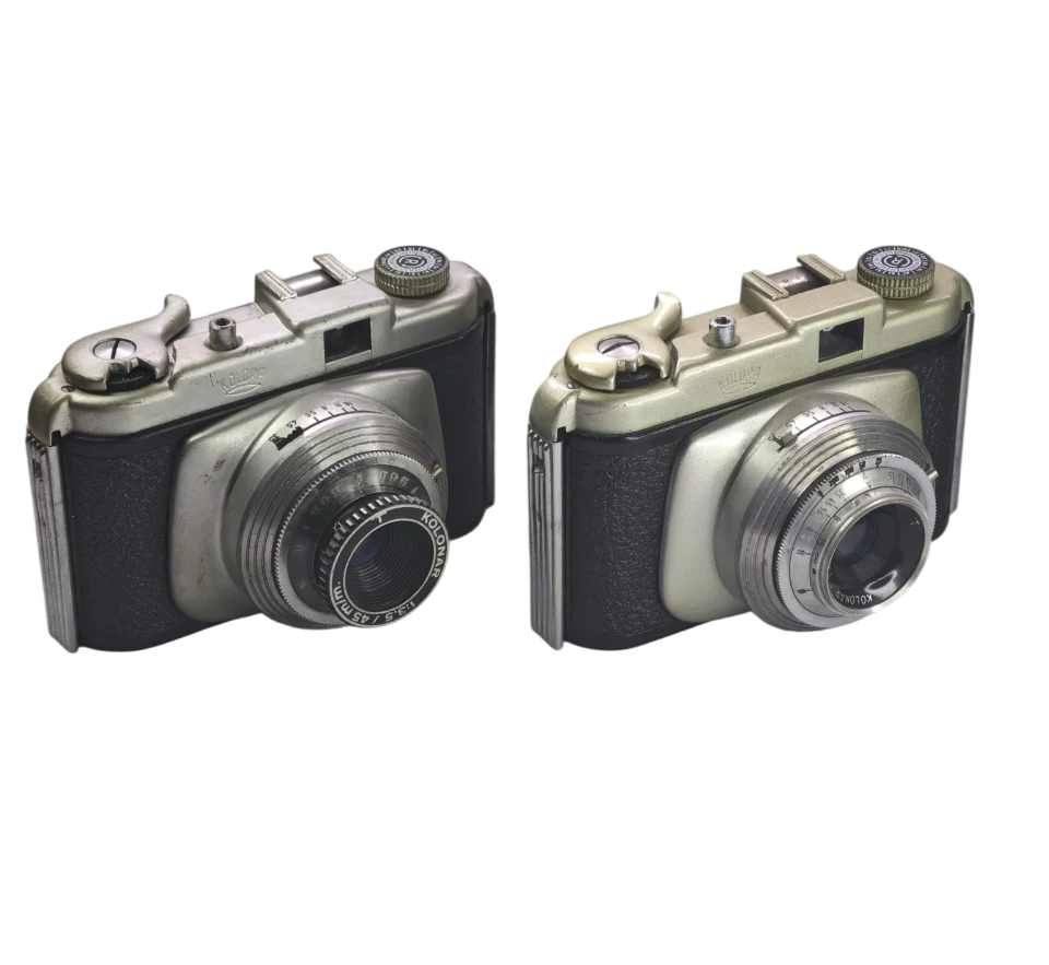 Kolora — cámara española 35mm de CINAMA (Cinematografía Amateur SA, Barcelona, 1959), solo ~100 unidades fabricadas