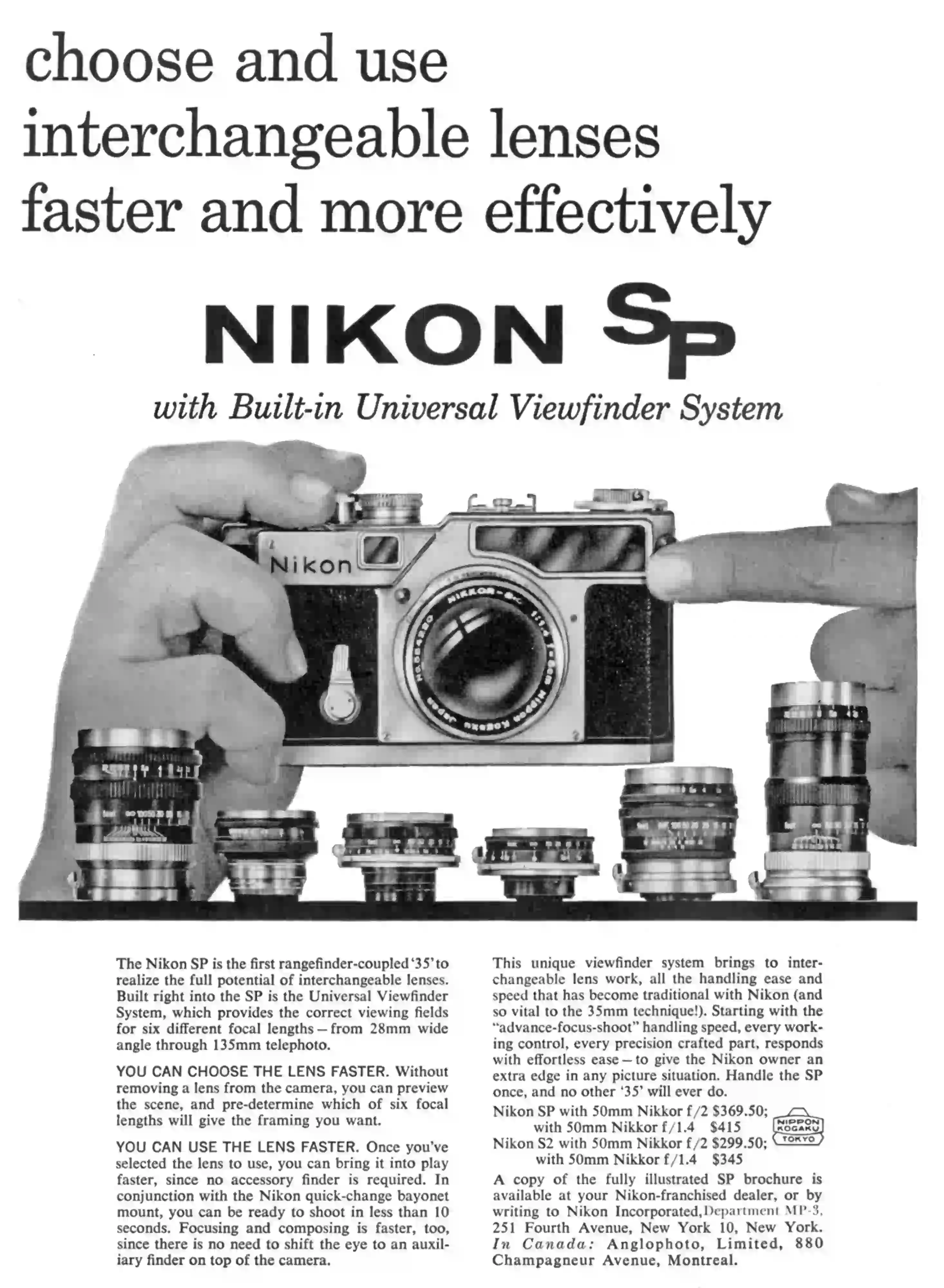 Anuncio publicitario de época — cámaras de miniatura y espía