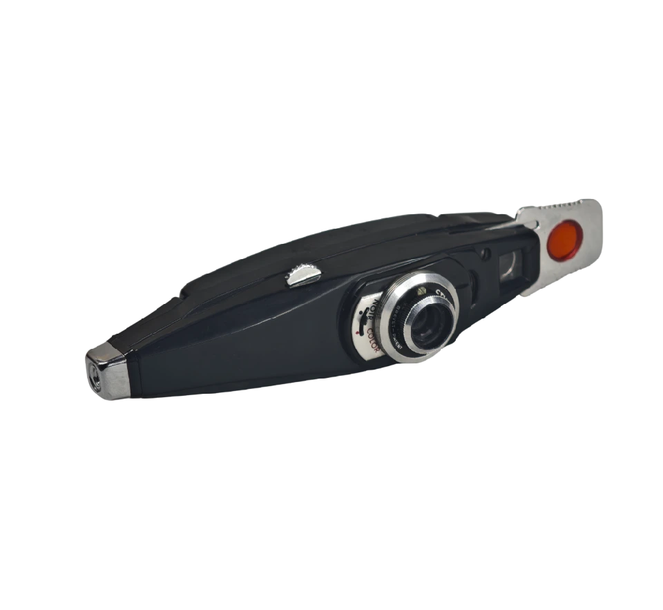 Stylophot — cámara francesa con forma de pluma estilográfica, años 50