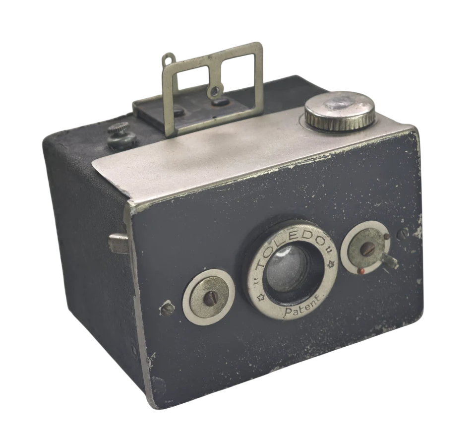 Toledo — cámara de cajón española, Industrias Mafe, Valencia, c. 1949