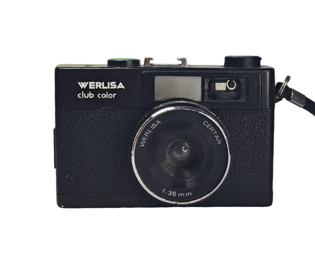 Werlisa club color negra cámara analógica