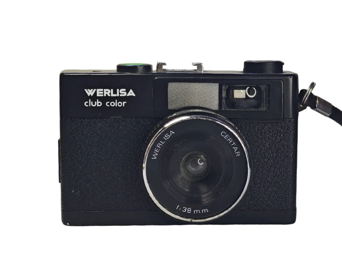 Werlisa club color negra cámara analógica