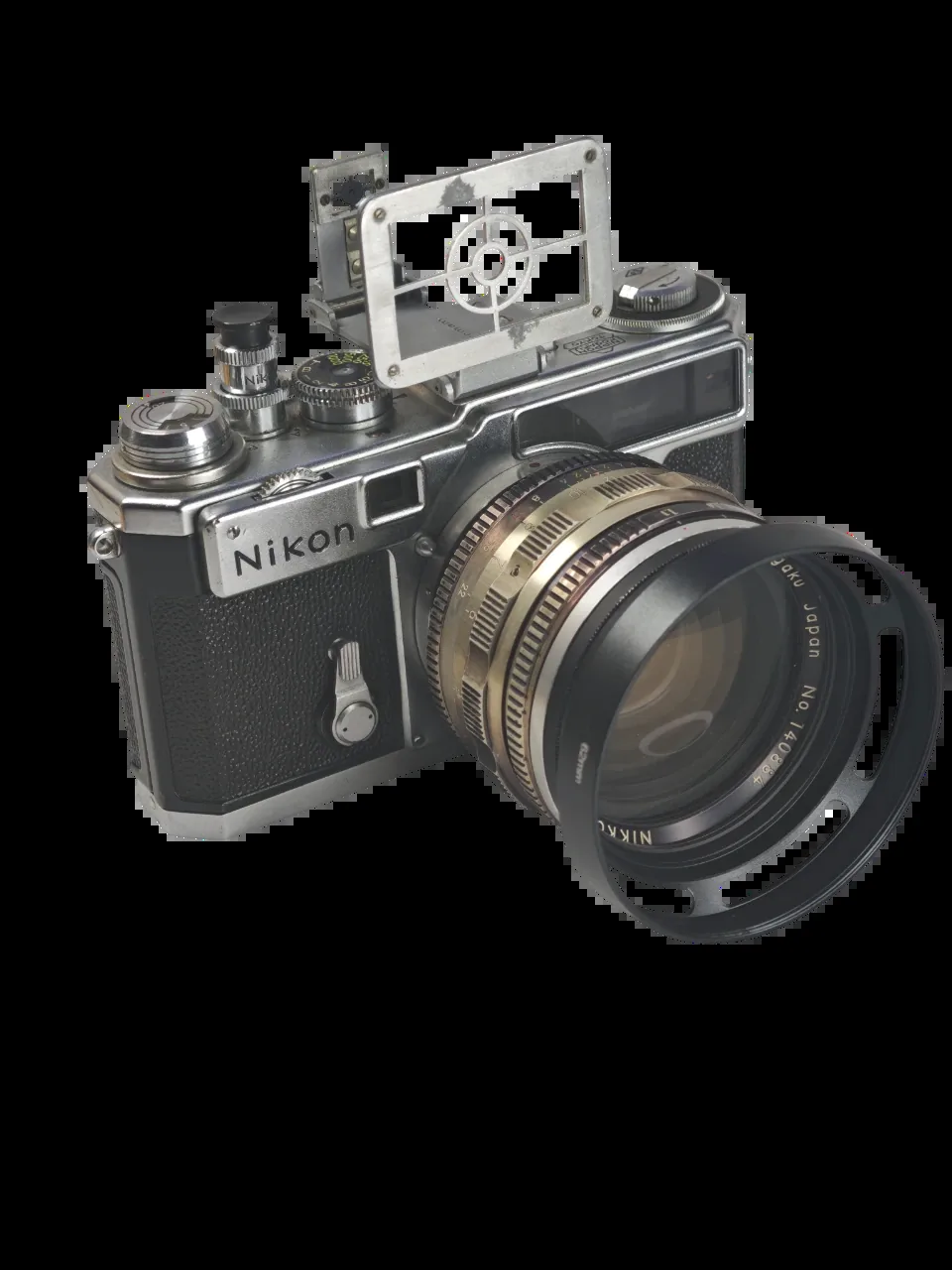 Nikon SP, cámara analógica telemétrica japonesa de 1957 que rivalizó con Leica